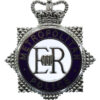 Metropolitan Police Senior Officer's Enamelled Cap Badge - Queen's Crown