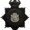 Cardiff City Police Night Helmet Plate - King's Crown