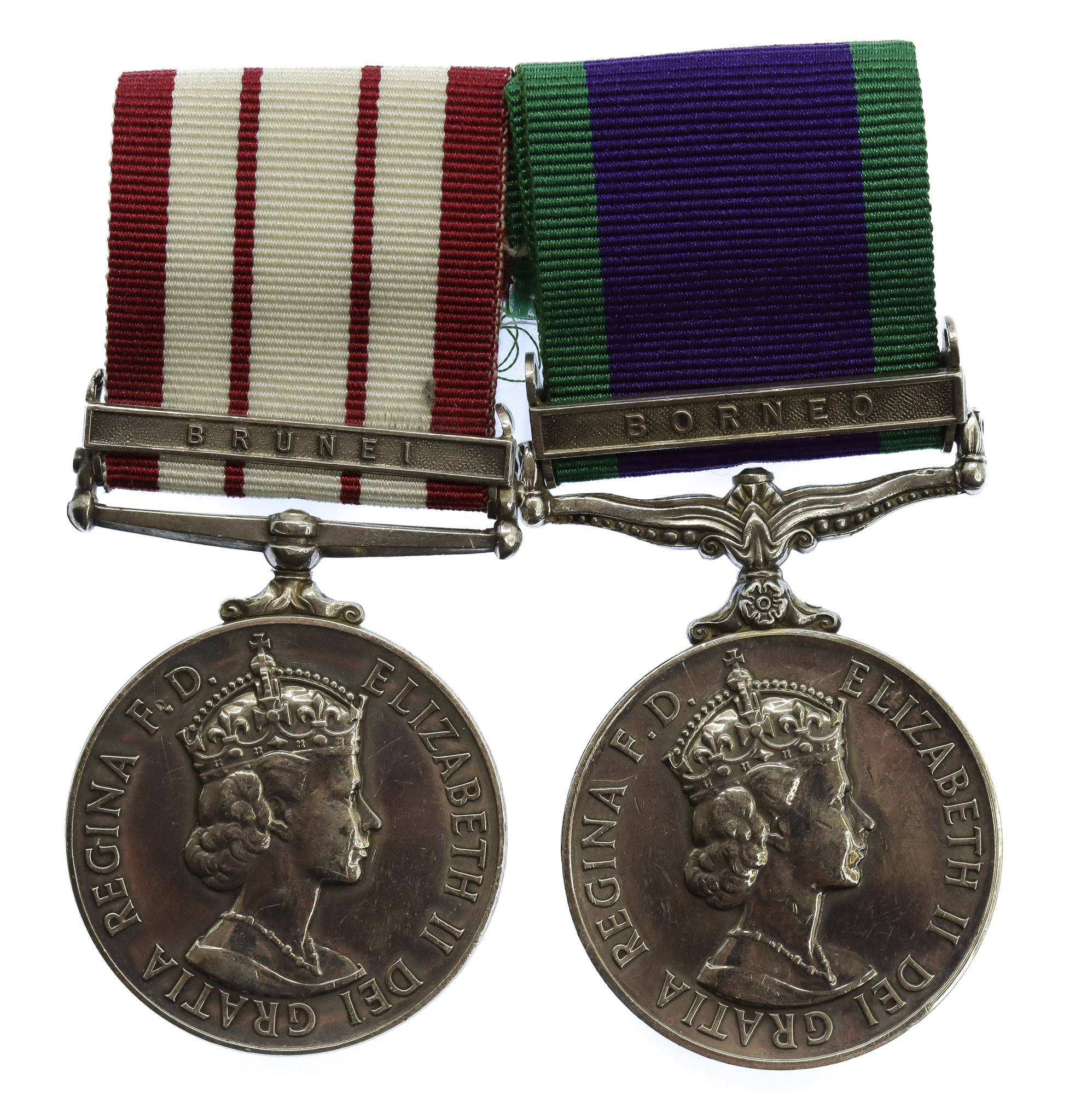 Naval General Service Medal (Clasp - Brunei) and Campaign Service Medal (Clasp - Borneo) Medal Pair - L.Cpl. J. Finnigan, Royal Marines