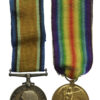 WW1 British War & Victory Medal Pair - Pte. J.C. Hardwick. York & Lancaster Regiment