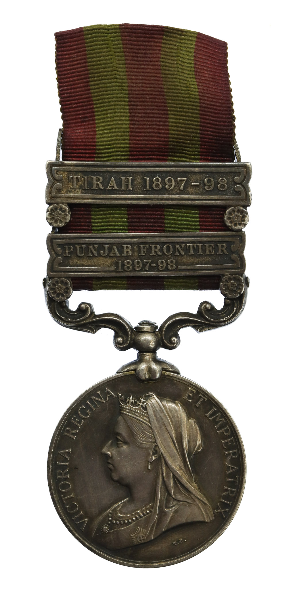 1895 India General Service Medal (Clasps - Punjab Frontier 1897-98, Tirah 1897-98) - Pte. T. Holmes, 2nd Bn. King's Own Yorkshire Light Infantry