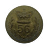Victorian Pre 1881 56th (West Essex) Regiment of Foot Other Ranks Button (25mm)
