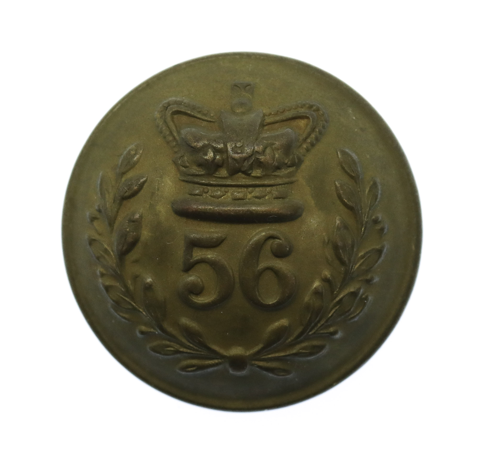 Victorian Pre 1881 56th (West Essex) Regiment of Foot Other Ranks Button (25mm)