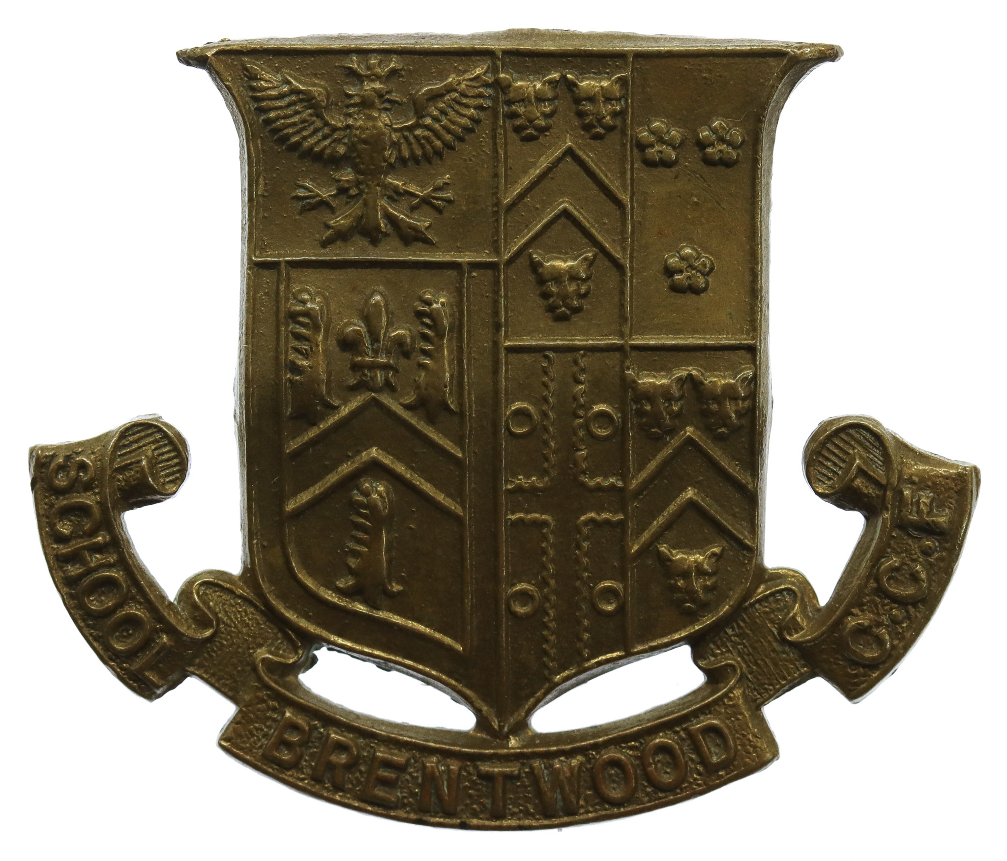 Brentwood School C.C.F. Cap Badge