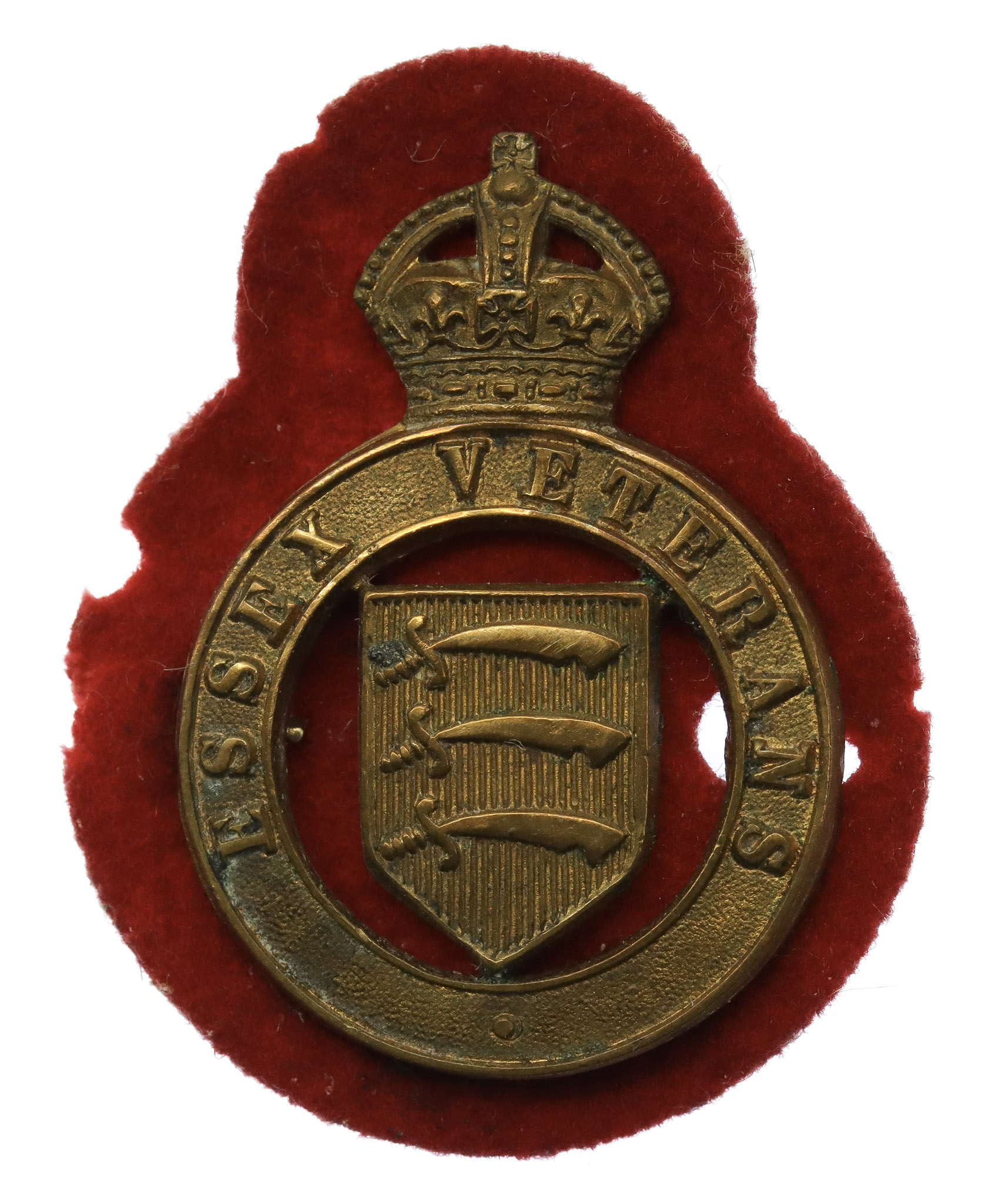 Essex Veterans Cap/Lapel Badge - King's Crown