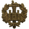 Essex Regiment WW1 All Brass Economy Cap Badge