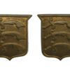 Pair of Essex Regiment Collar Badges