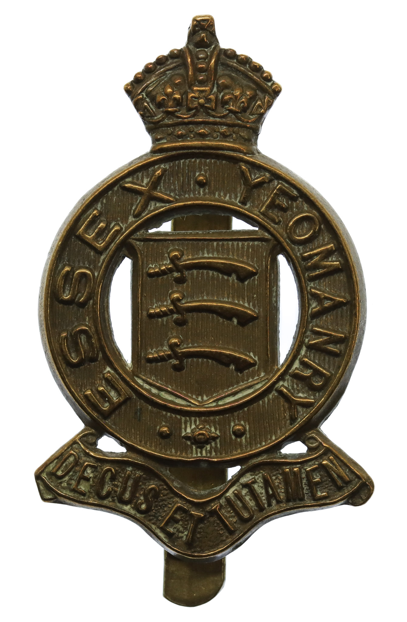 Essex Yeomanry Cap Badge - King's Crown