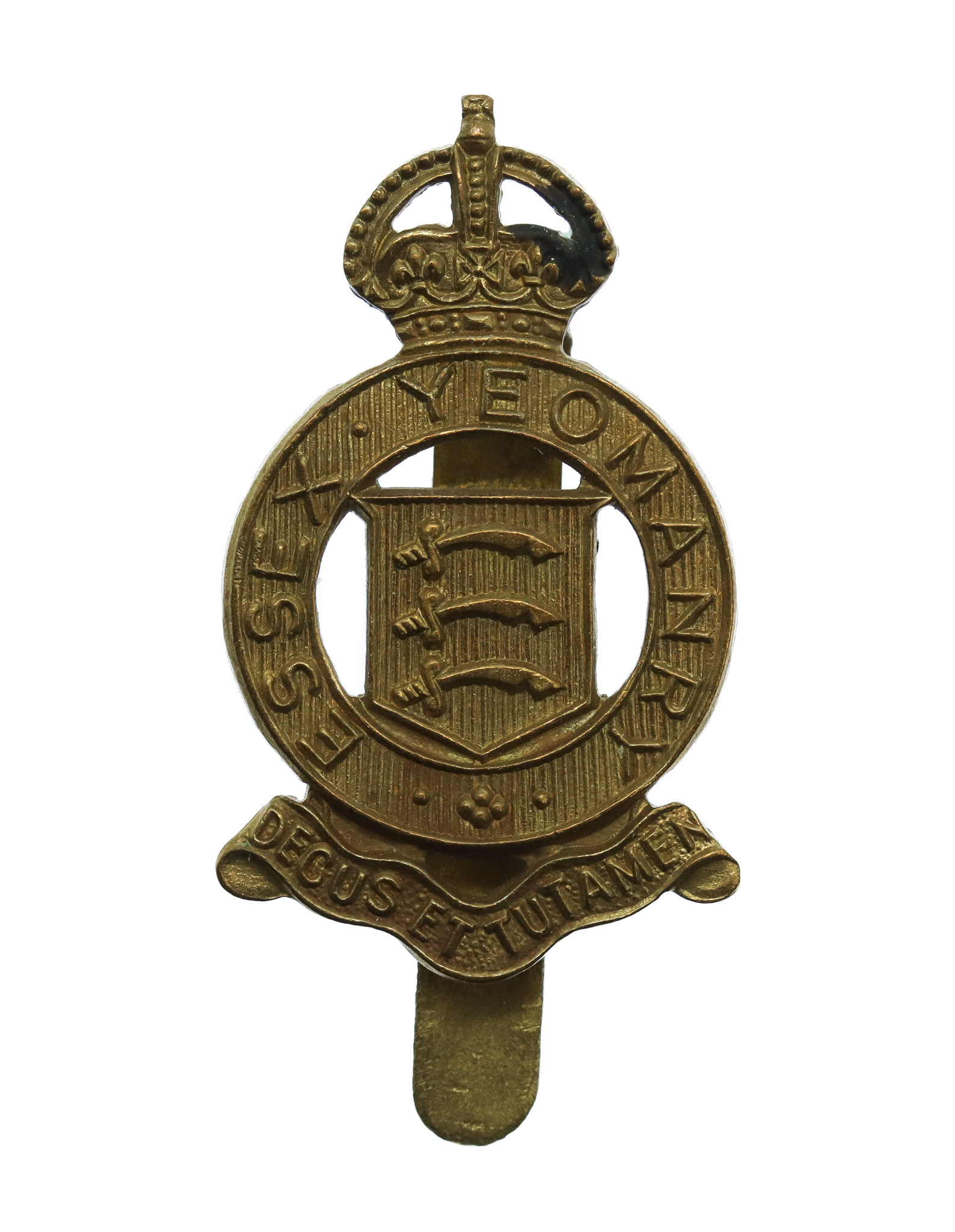 Essex Yeomanry Beret Badge - King's Crown