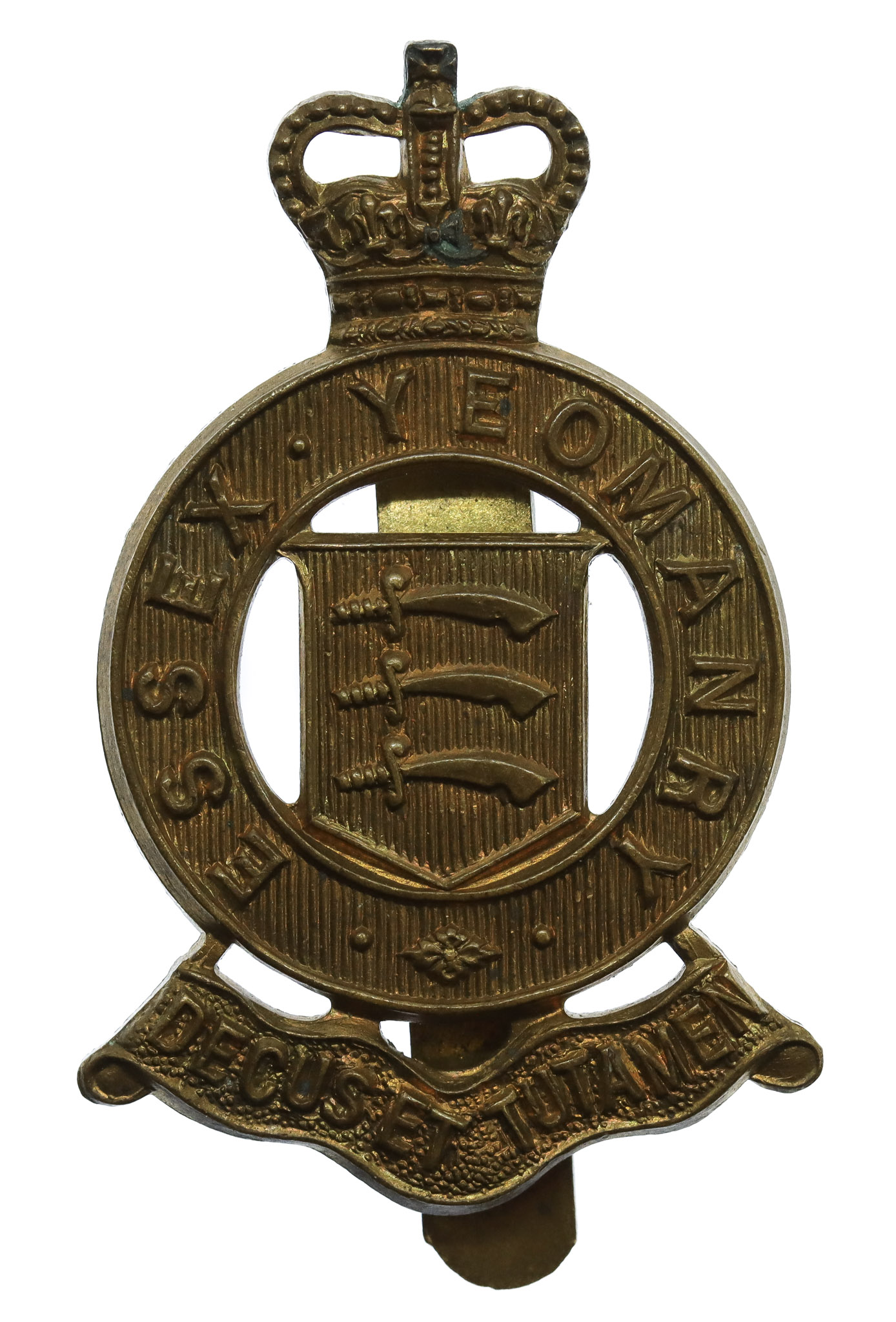 Essex Yeomanry Cap Badge - Queen's Crown
