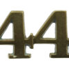 Victorian 44th (East Essex) Regiment of Foot 'Pork Pie' Cap Badge (c.1840-1870)