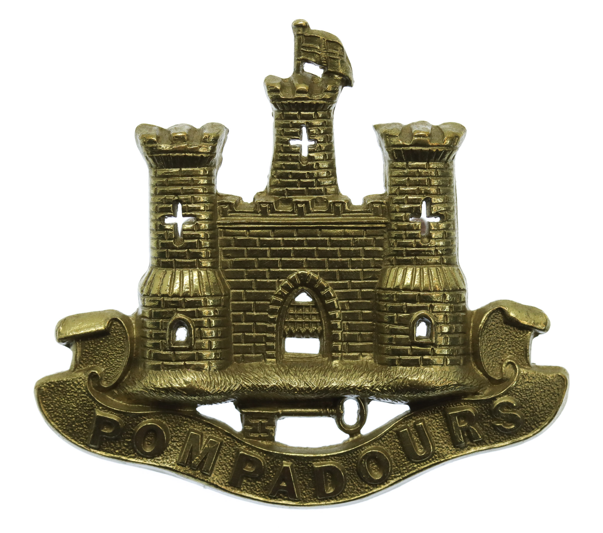 Victorian Pre 1881 56th (West Essex) Regiment of Foot 'Pompadours' Headdress Badge 
