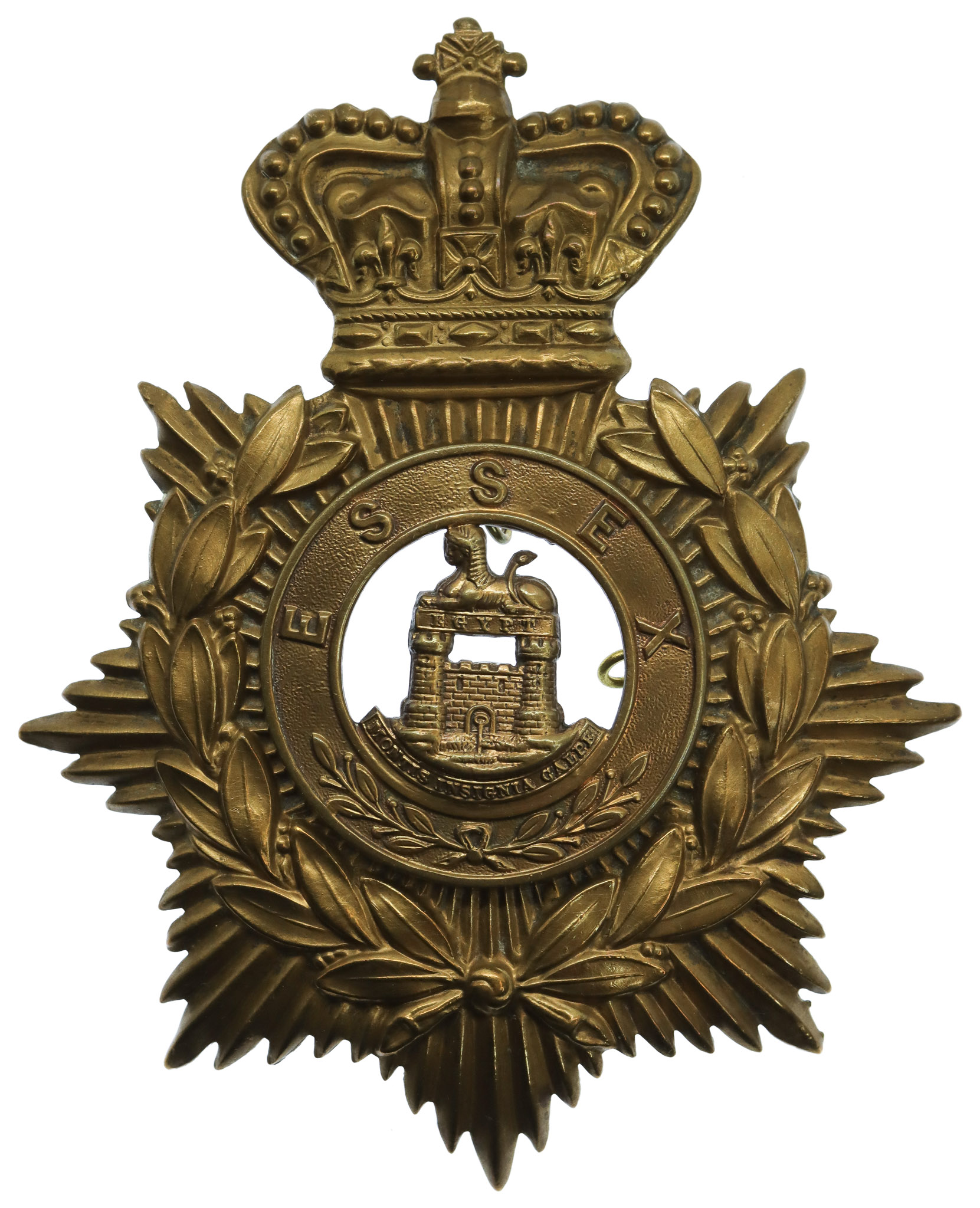 Victorian Essex Regiment Helmet Plate