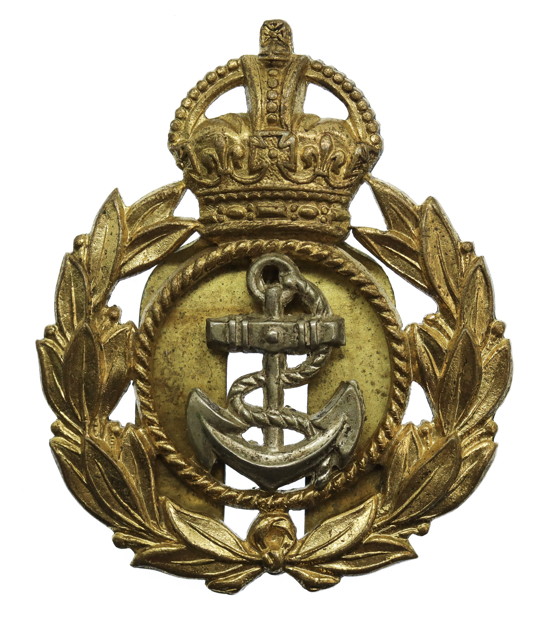 Royal Navy Chief Petty Officer's Cap Badge - King's Crown (Australian Manufacturer)