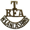 West Lancashire Territorials Royal Field Artillery (T/R.F.A./W. LANCASHIRE) Shoulder Title
