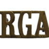 Royal Garrison Artillery (R.G.A.) Shoulder Title