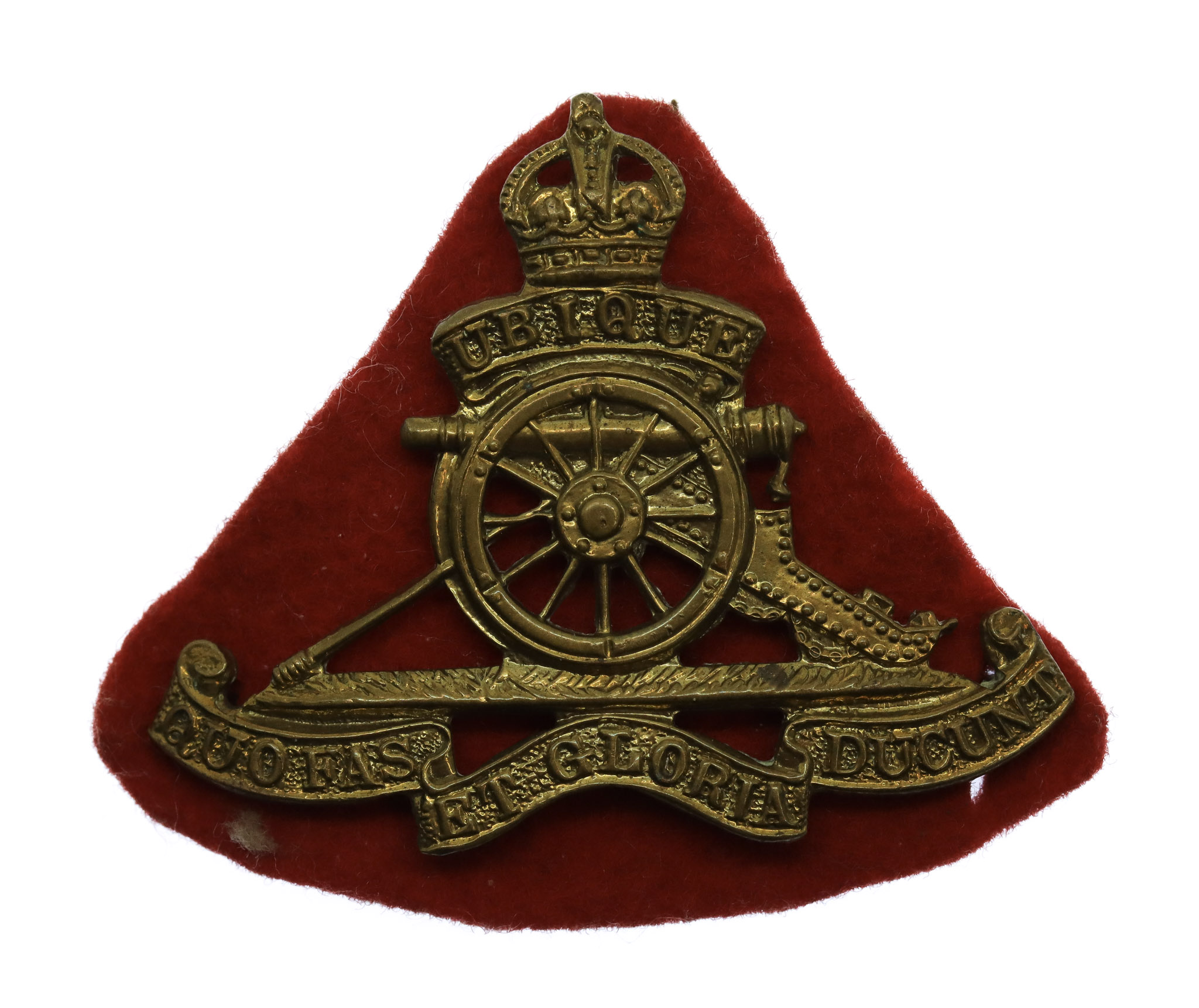 Royal Artillery Beret Badge - King's Crown