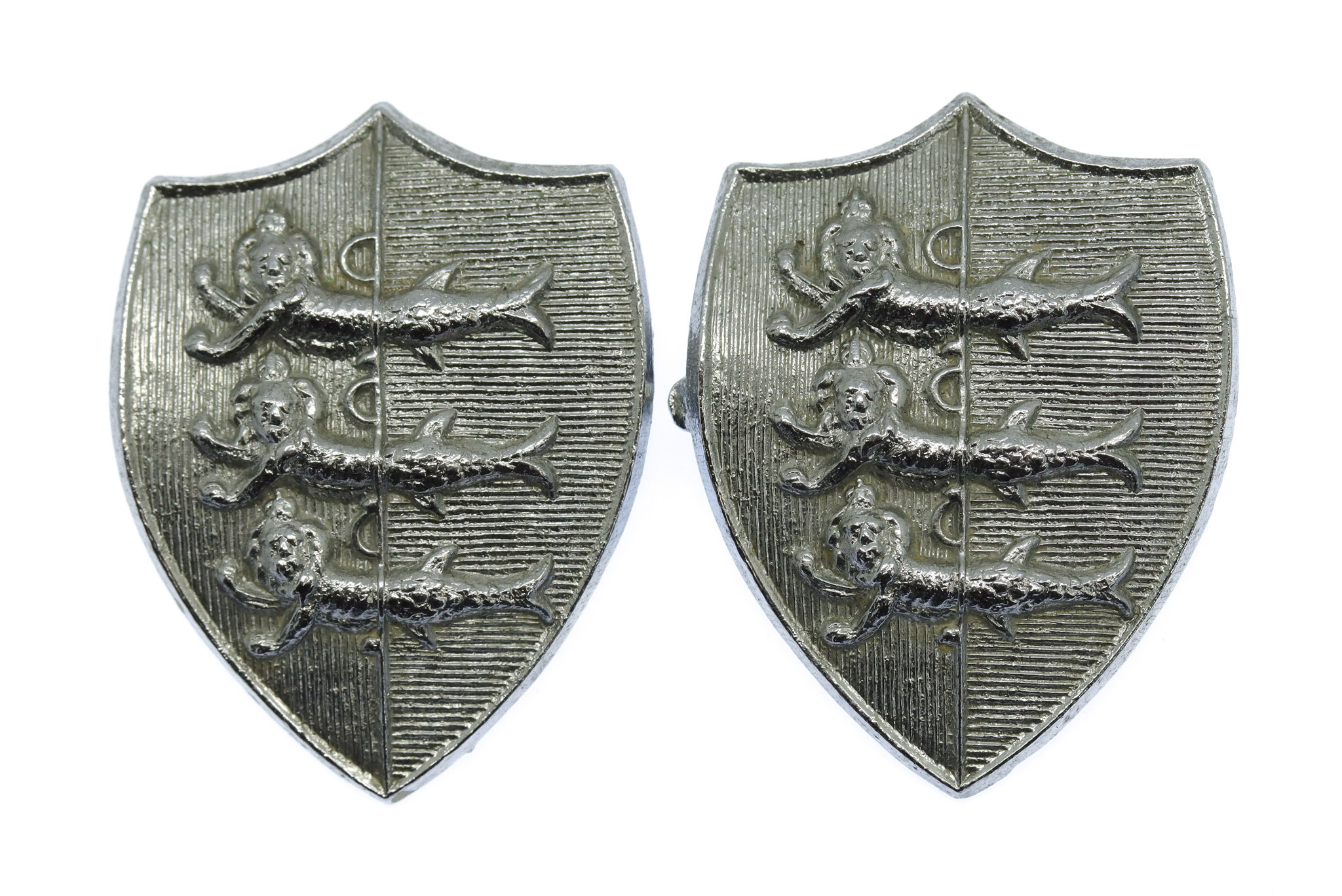 Pair of Great Yarmouth Police Collar Badges