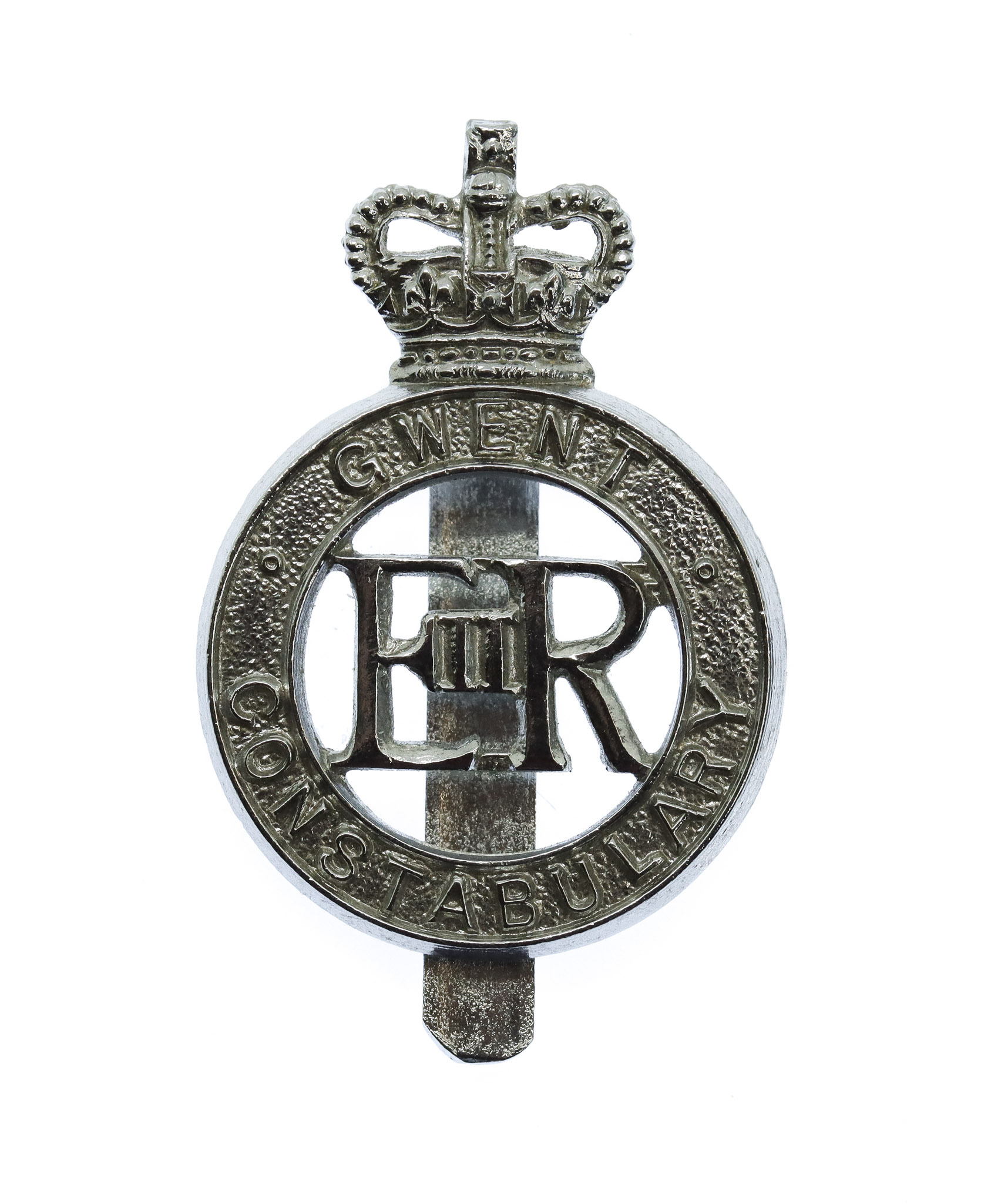 Gwent Constabulary Small Size Cap Badge - Queen's Crown