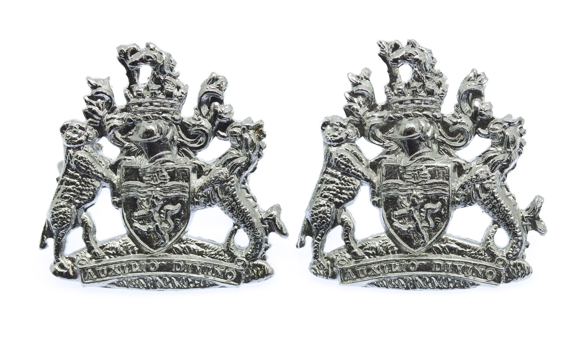 Pair of Devon & Exeter Joint Constabulary Collar Badges