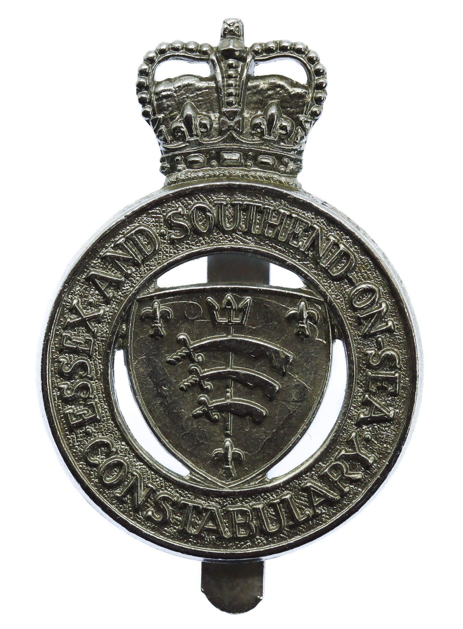 Essex and Southend-on-Sea Constabulary Cap Badge - Queen's Crown