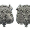 Pair of Warrington Borough Police Collar Badges