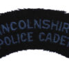 Lincolnshire Police Cadet Cloth Shoulder Title Badge