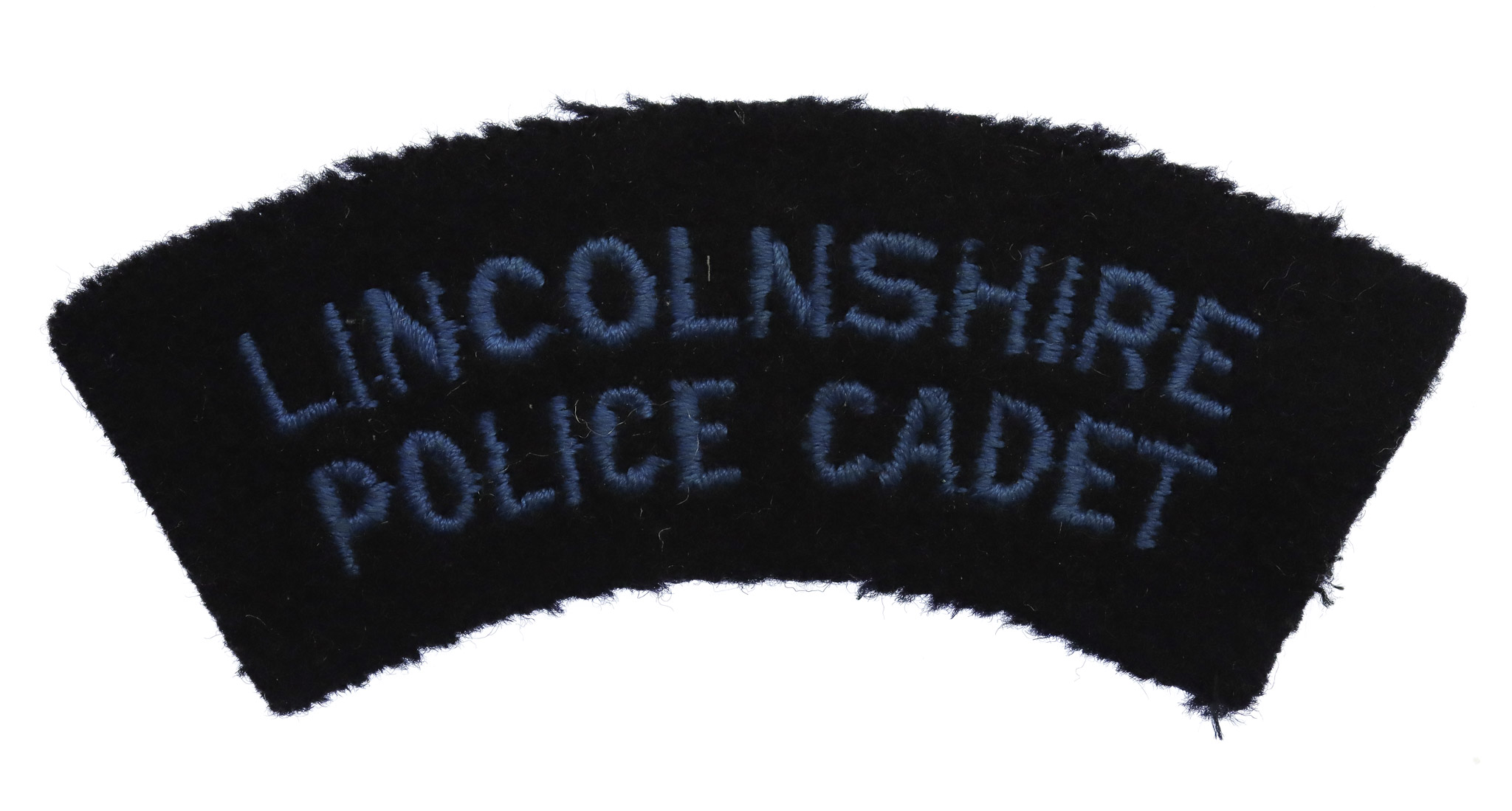 Lincolnshire Police Cadet Cloth Shoulder Title Badge