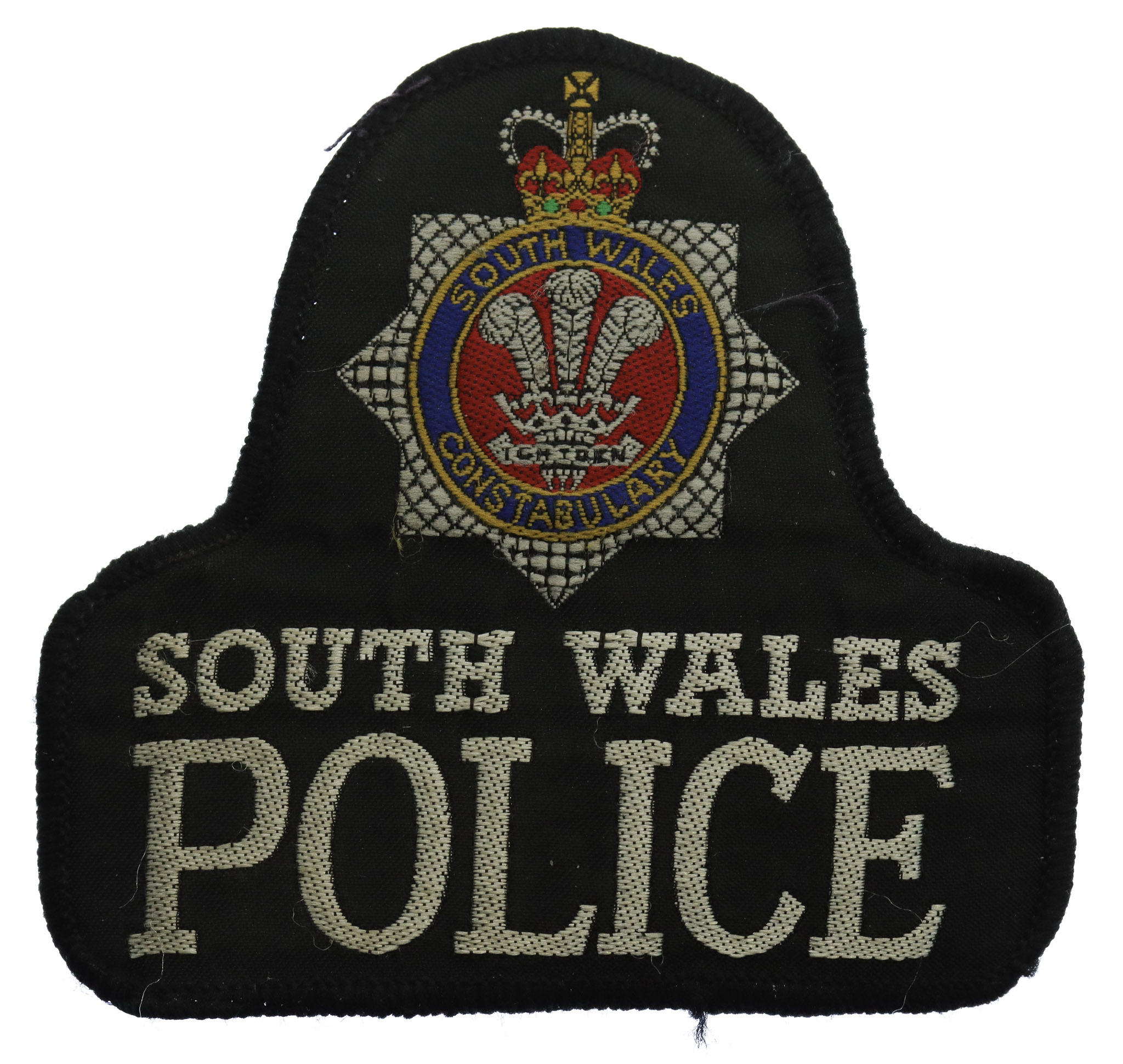 South Wales Constabulary Police Cloth Bell Patch Badge