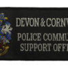 Devon & Cornwall Constabulary Police Community Support Officer Cloth Patch Badge