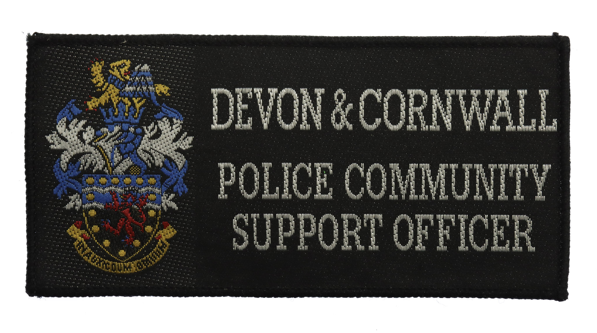 Devon & Cornwall Constabulary Police Community Support Officer Cloth Patch Badge