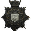 Cornwall Constabulary Night Helmet Plate - Queen's Crown