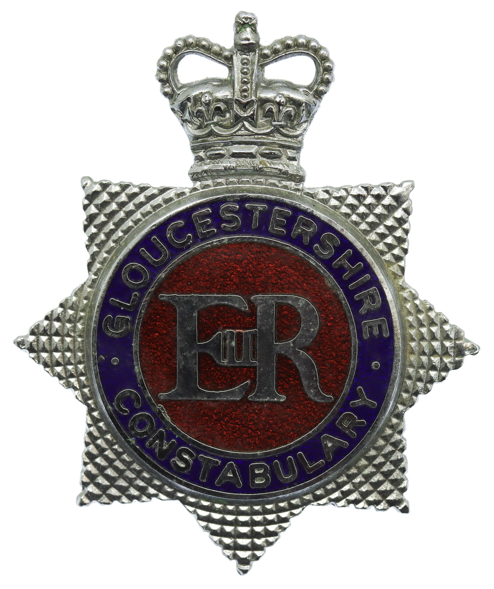 Gloucestershire Constabulary Enamelled Cap Badge