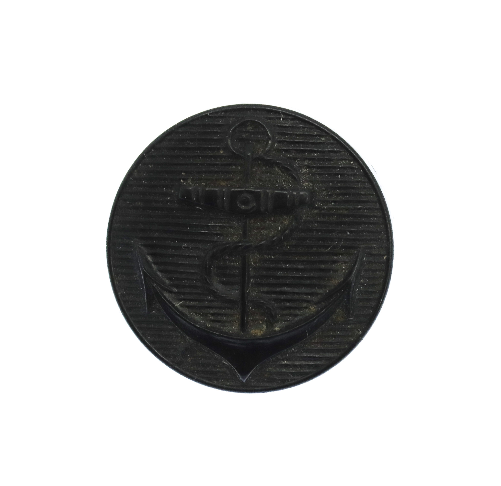 Tees and Hartlepool Harbour Police Black Button (21mm)