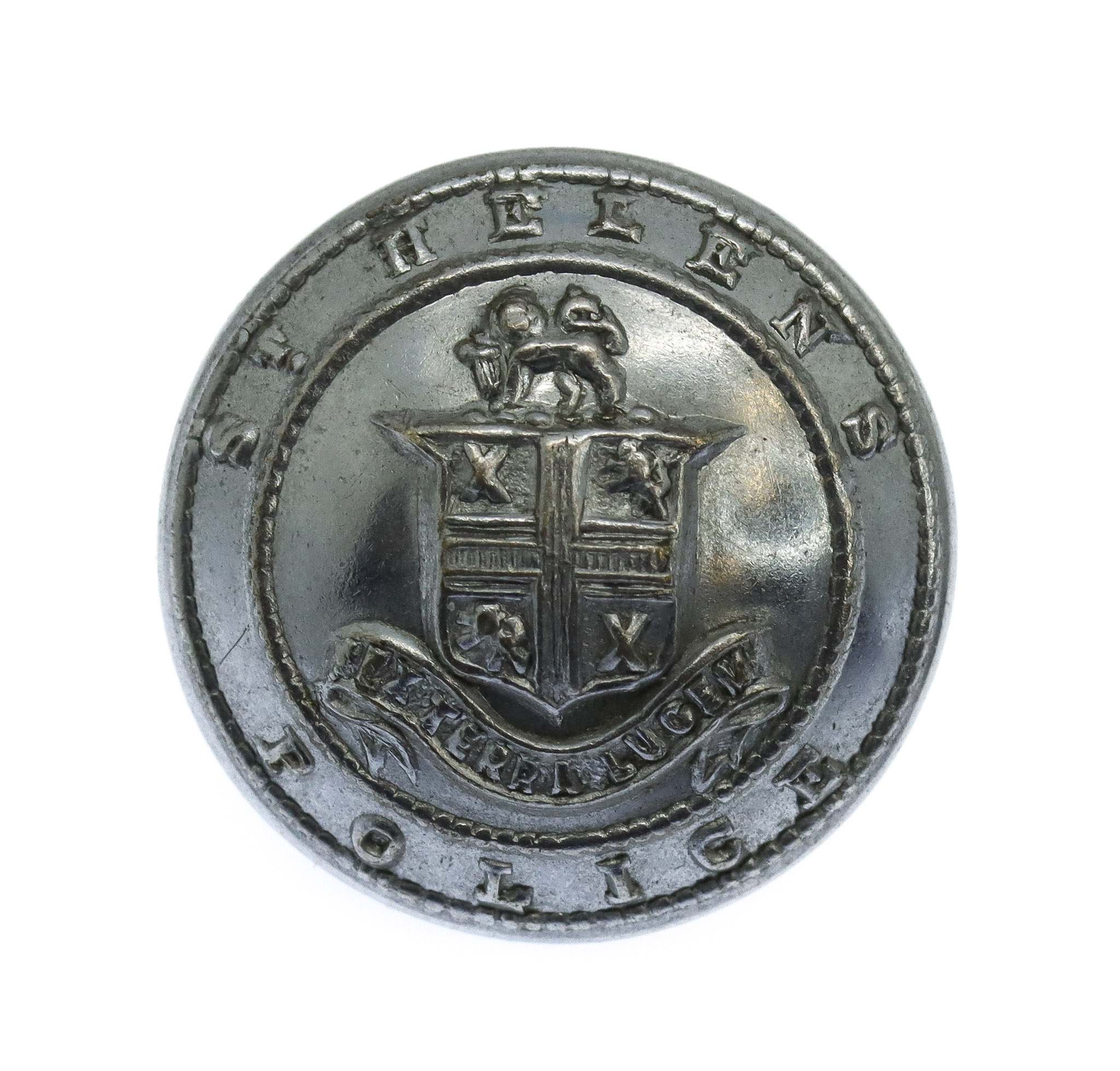St. Helens Borough Police Coat of Arms Button (23mm)