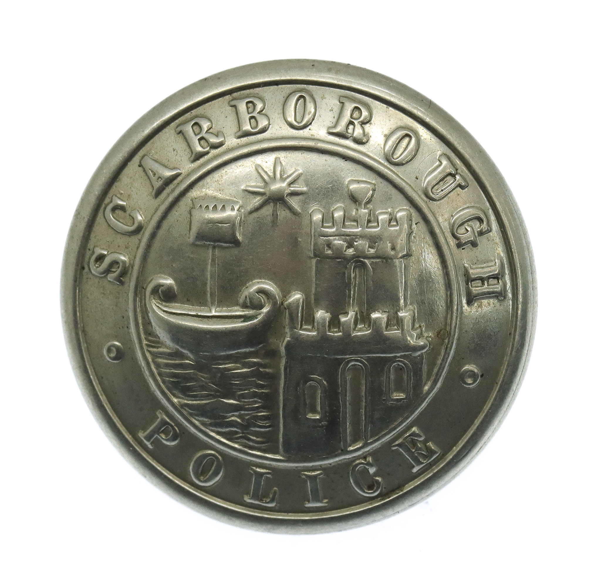 Scarborough Borough Police Coat of Arms Button (25mm)