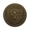 Wakefield City Police Brass Coat of Arms Button (25mm)