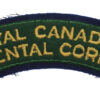 Royal Canadian Dental Corps (ROYAL CANADIAN/DENTAL CORPS) Cloth Shoulder Title