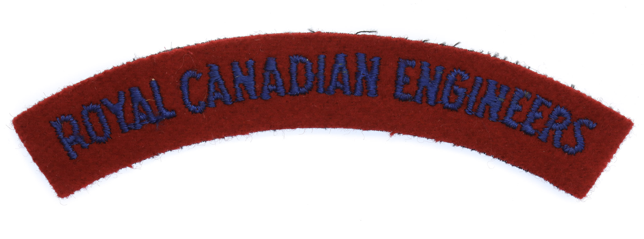 Royal Canadian Engineers (ROYAL CANADIAN ENGINEERS) Cloth Shoulder Title