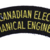 Royal Canadian Electrical & Mechanical Engineers (ROYAL CANADIAN ELECTRICAL/MECHANICAL ENGINEERS) Cloth Shoulder Title