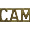 Royal Canadian Army Medical Corps (R.C.A.M.C.) Shoulder Title