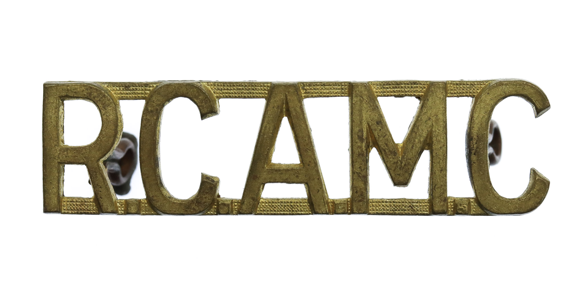 Royal Canadian Army Medical Corps (R.C.A.M.C.) Shoulder Title