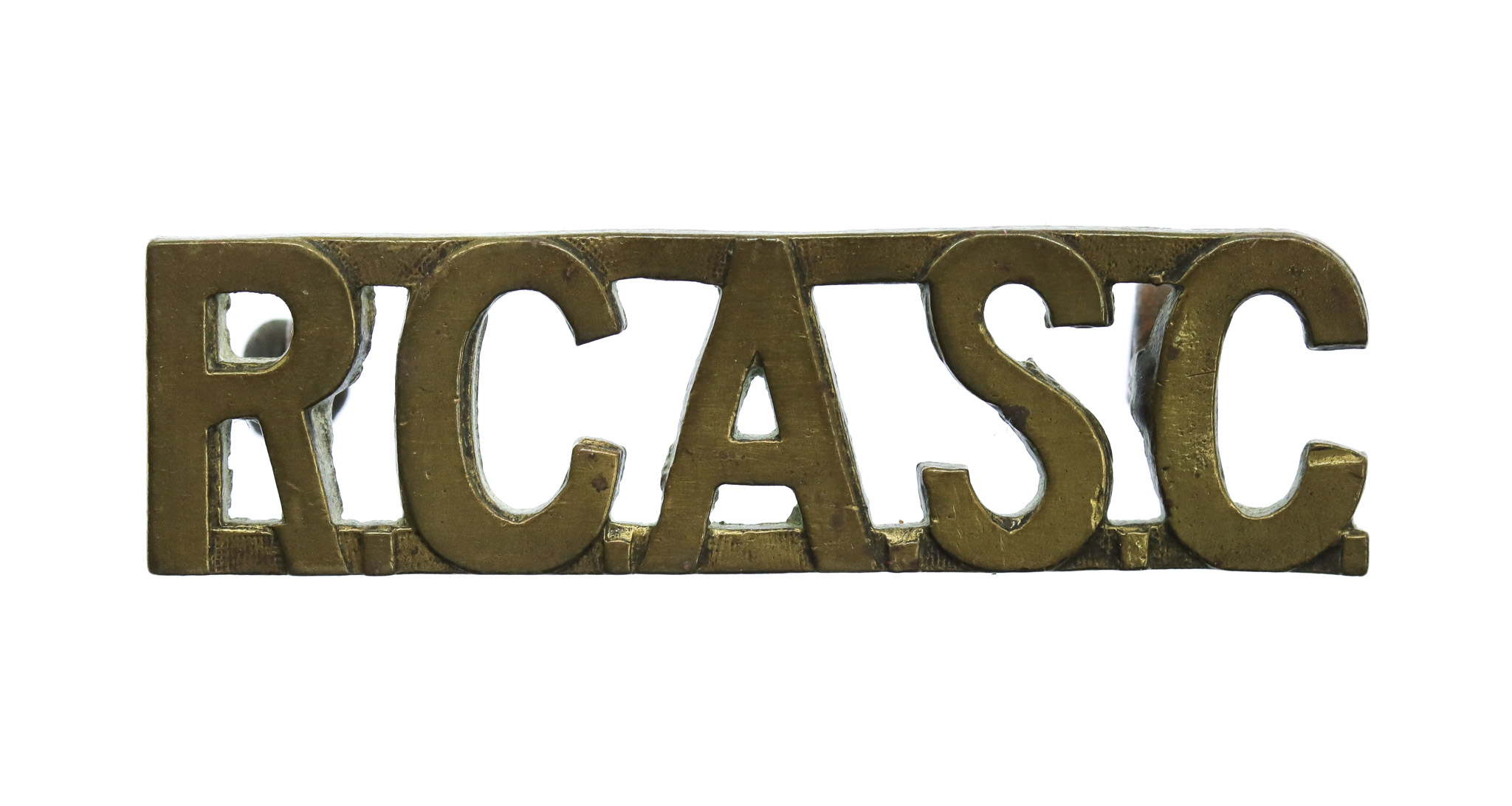 Royal Canadian Army Service Corps (R.C.A.S.C.) Shoulder Title