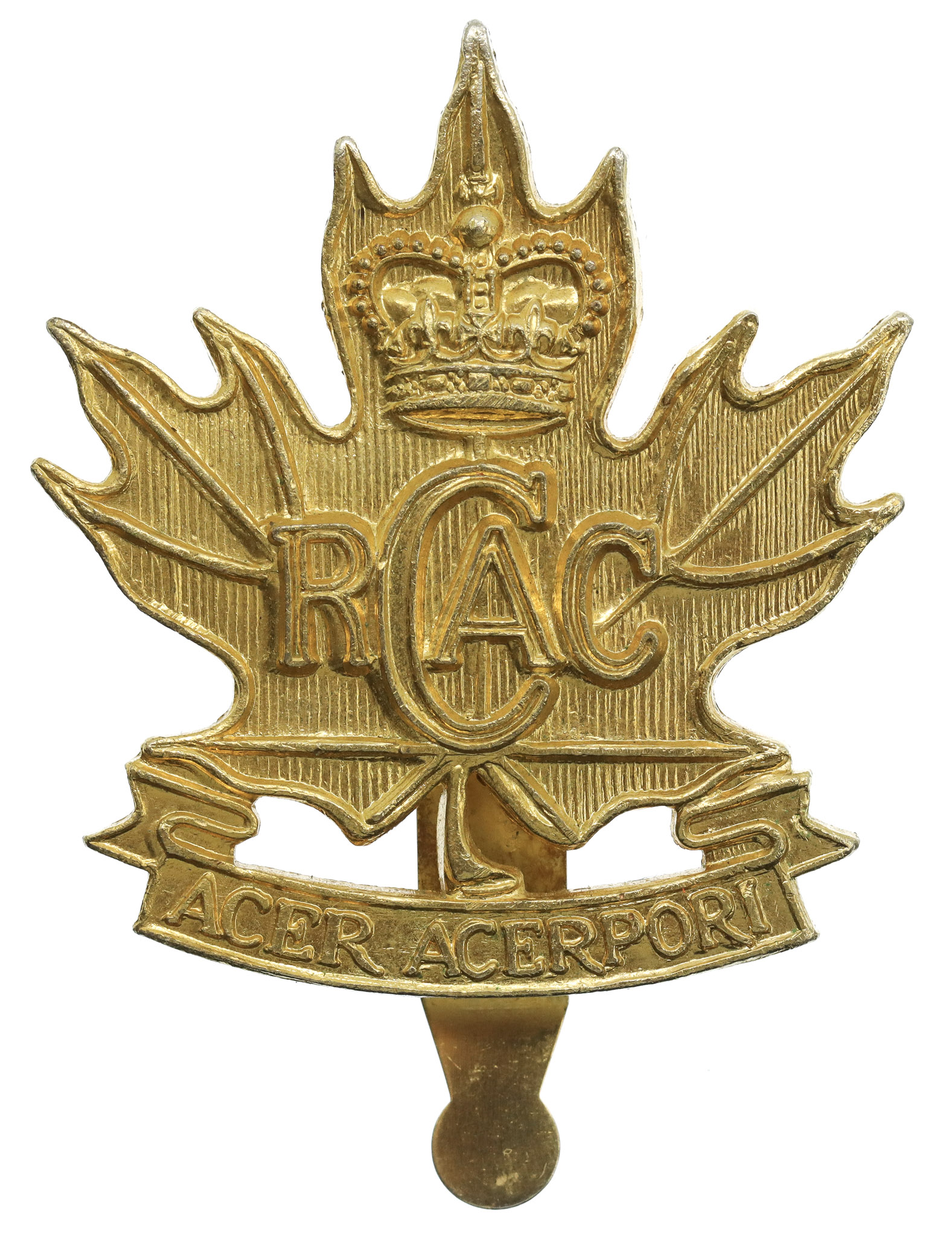 Royal Canadian Army Cadets (R.C.A.C.) Cap Badge - Queen's Crown