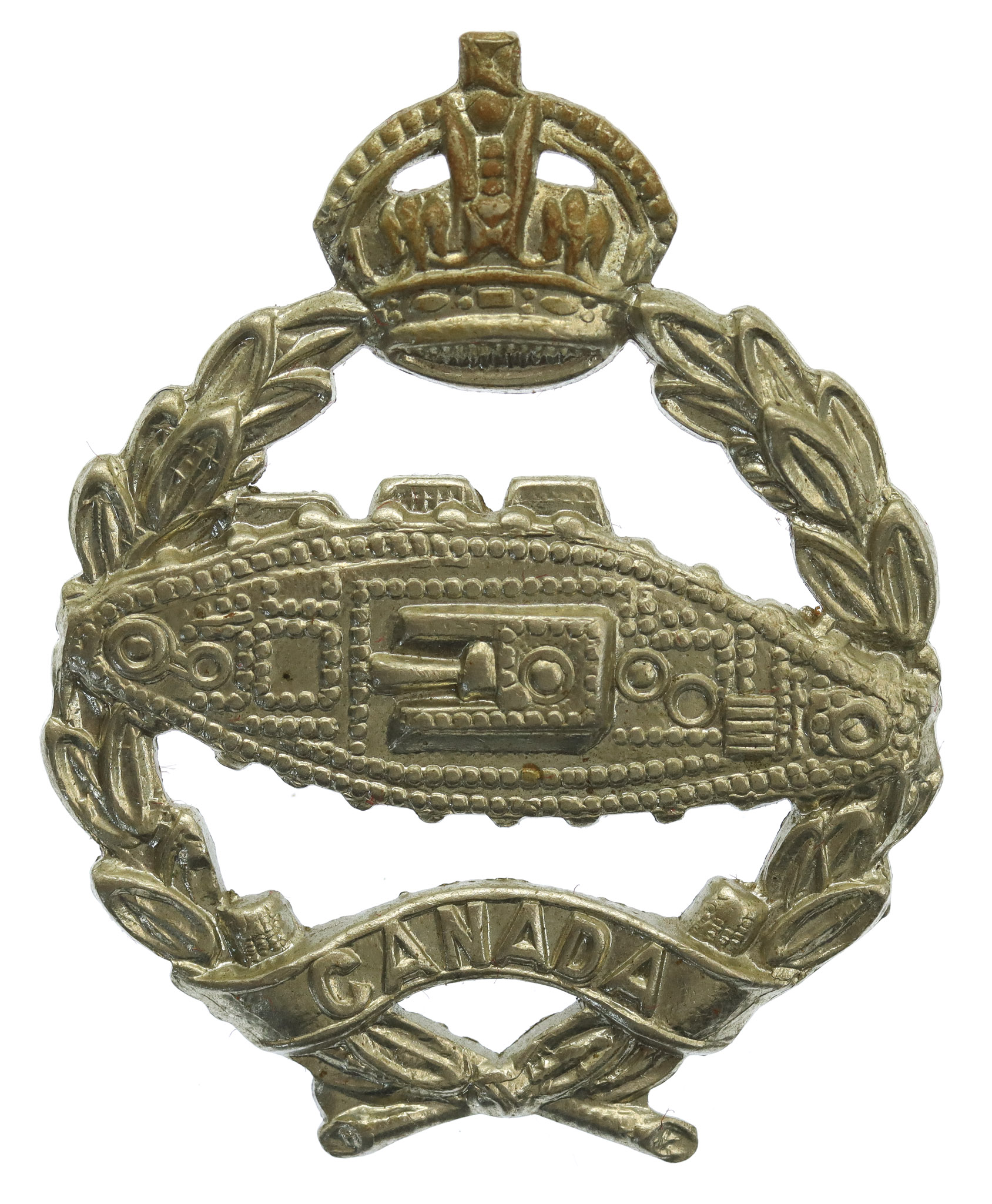 WW2 Canadian Tank Corps Cap Badge