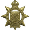 Canadian West Nova Scotia Regiment Cap Badge - King's Crown