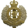Royal Canadian Engineers Bi-Metal Cap Badge - Queen's Crown