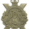 Canadian Stormont, Dundas & Glengarry Highlanders (Glengarry Fencibles) Cap Badge - Queen's Crown