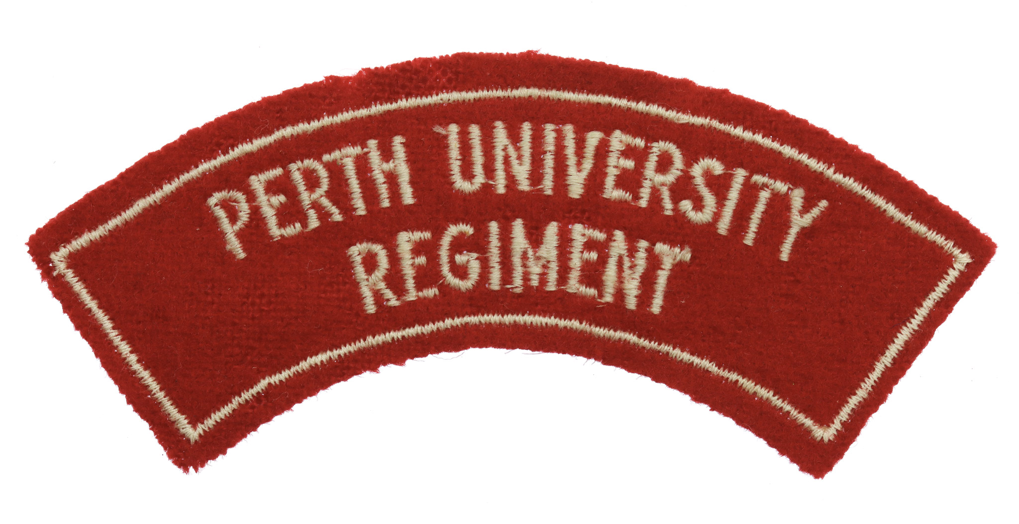 Australian Army Perth University Regiment Cloth Shoulder Title