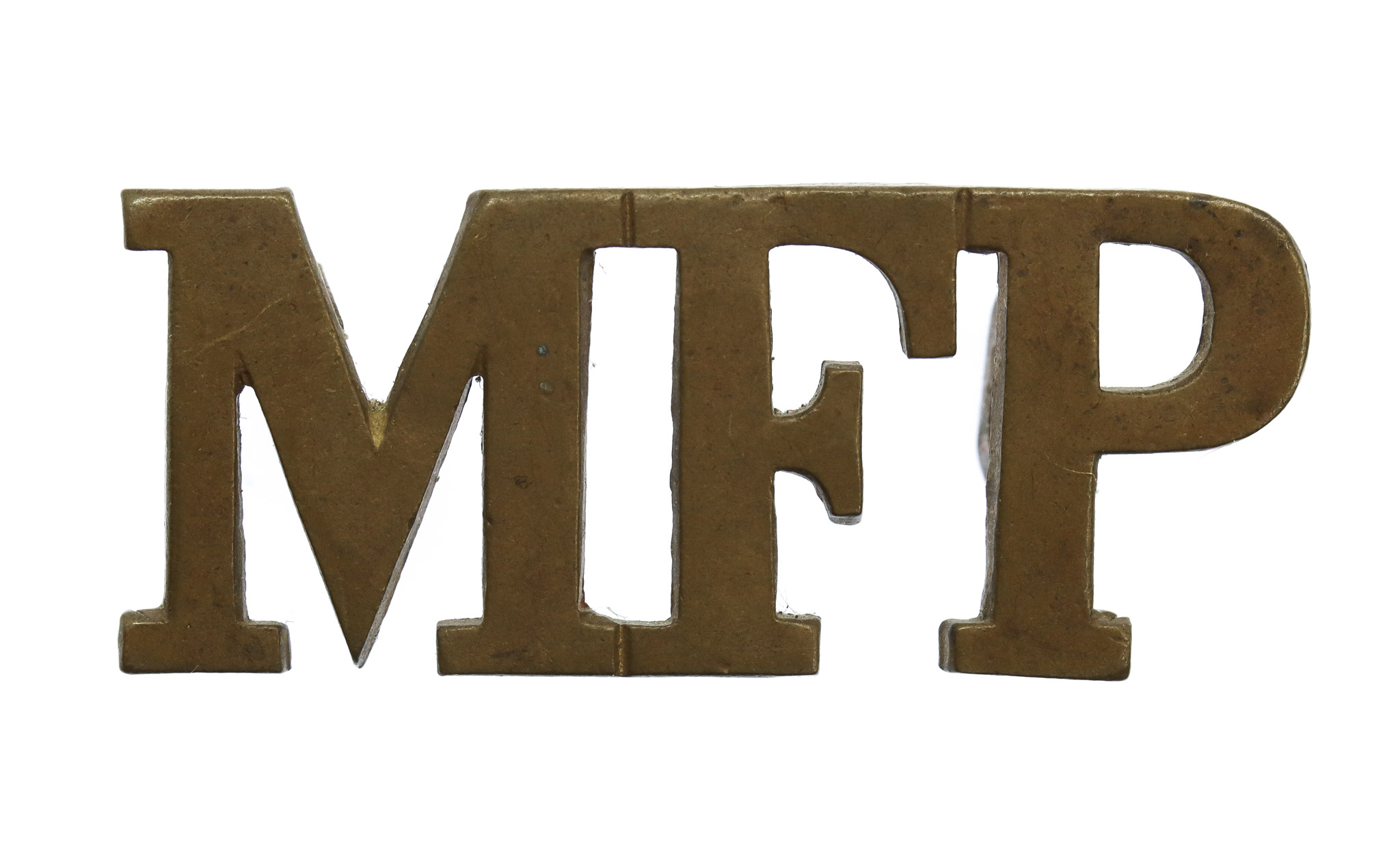 Military Foot Police (M.F.P.) Shoulder Title